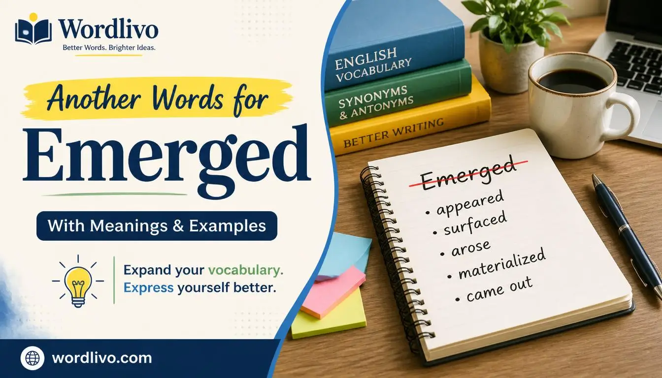 Another Word for Emerged